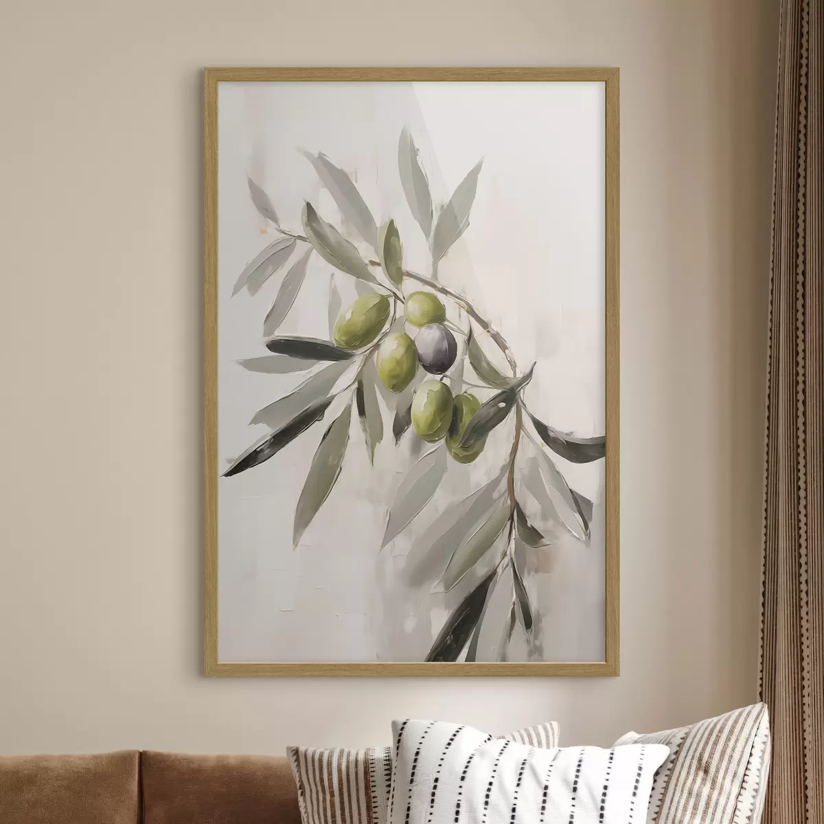 Poster Olives en lumière douce f45110