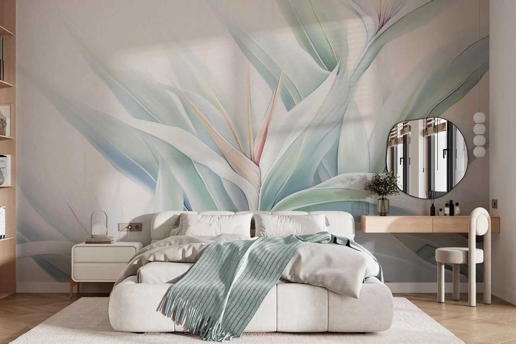 Papier peint Feuillage de Strelitzia w04264