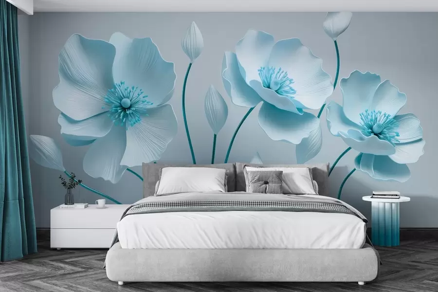 Papier peint Fleurs gracieuses w04248v1
