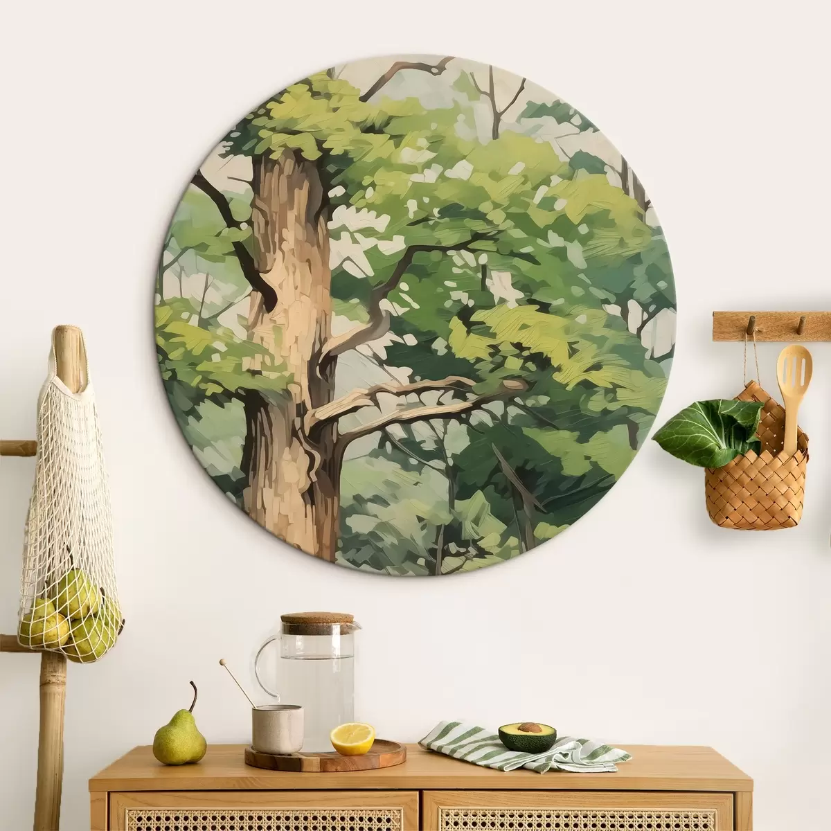 Tableaux rondes Arbre r45117
