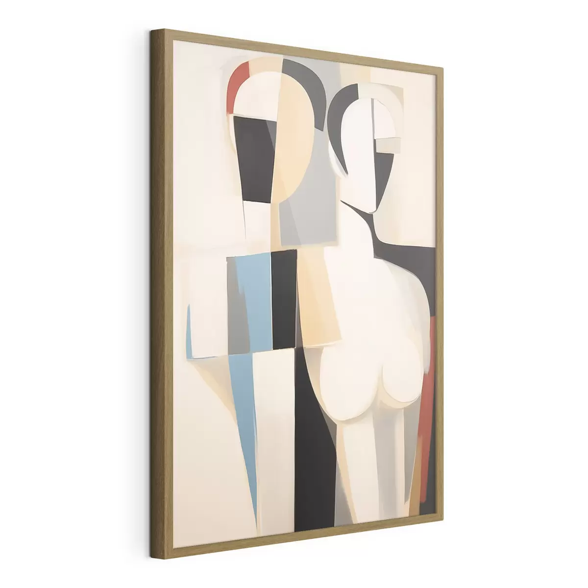 Poster Portrait abstrait d'un couple f45123