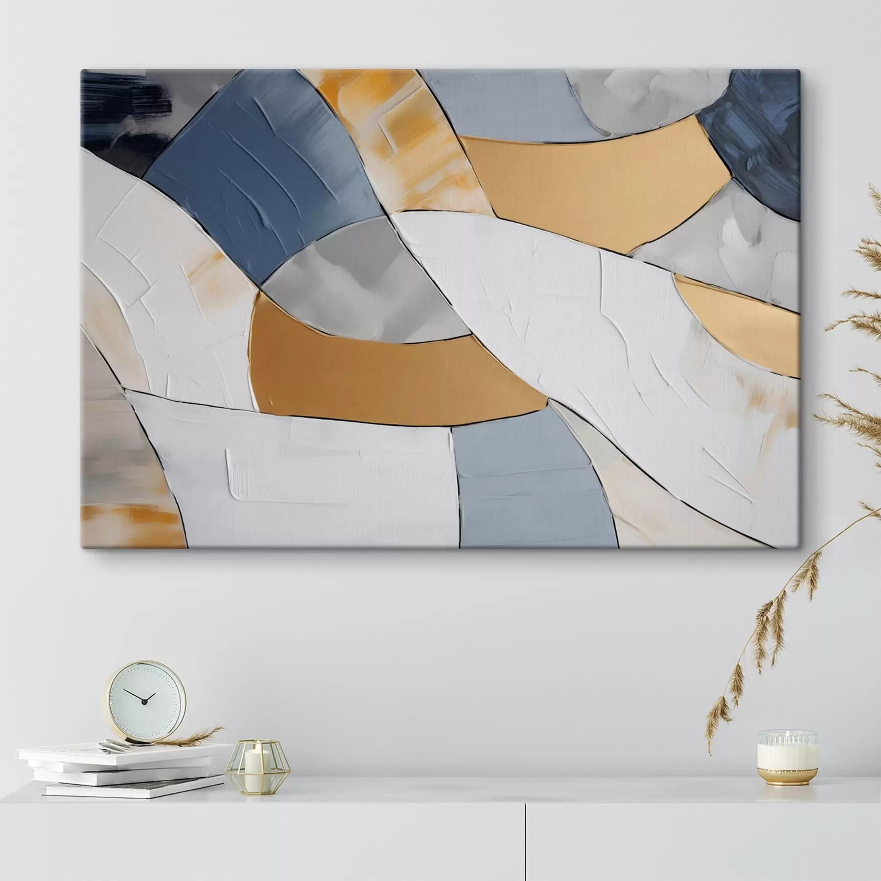 Tableau Abstraction géométrique moderne s45118