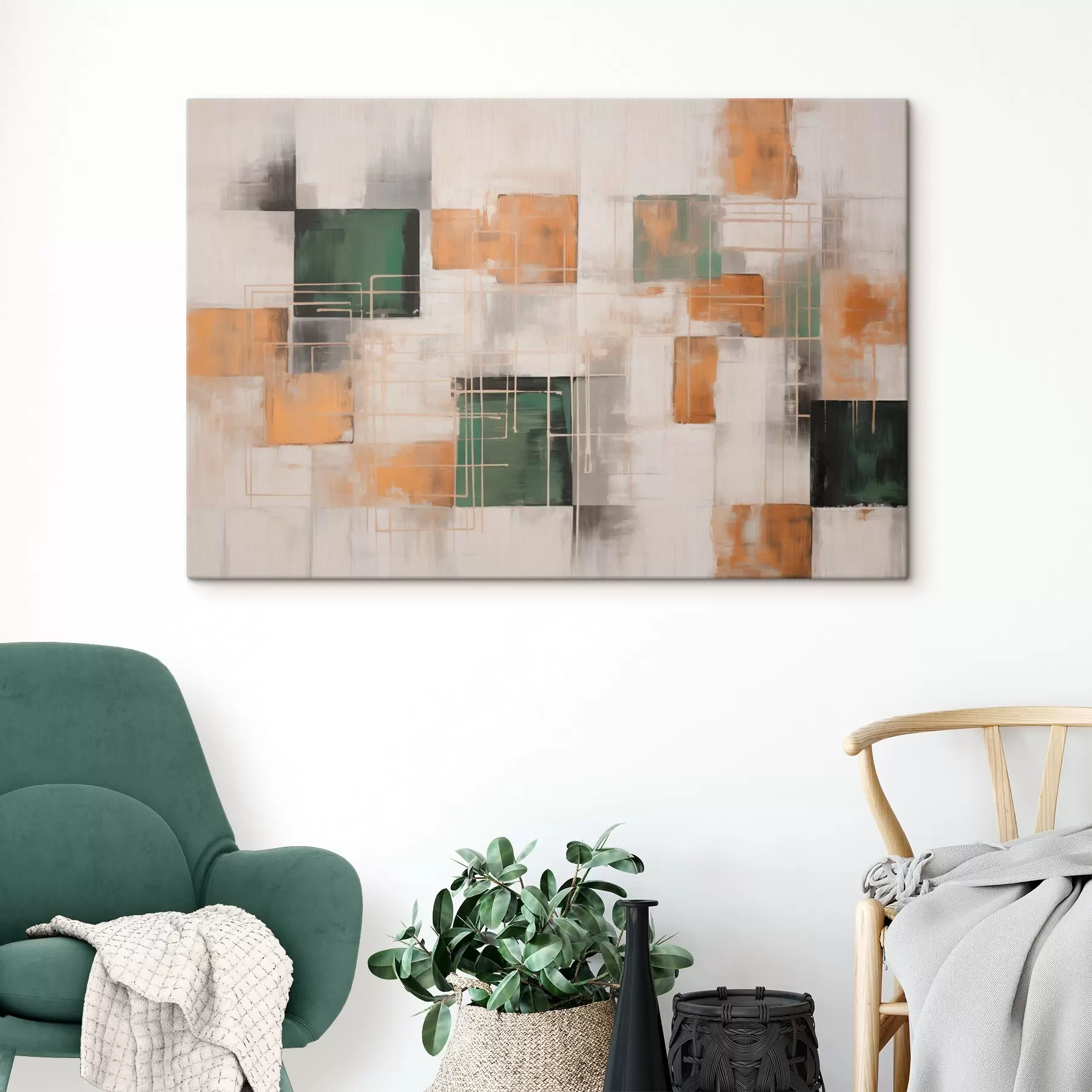 Tableau Abstraction géométrique s45121