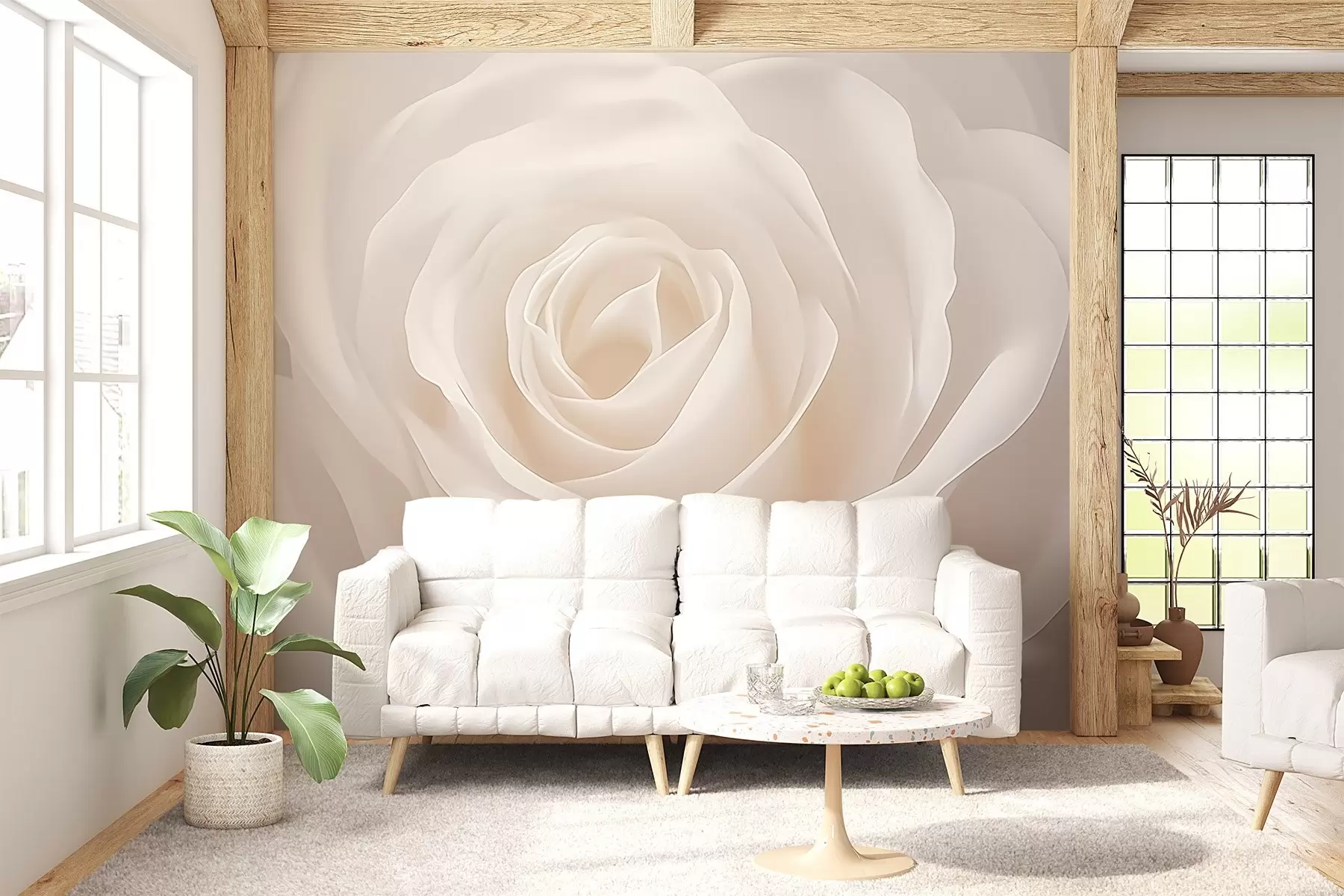 Papier peint Rose w04271