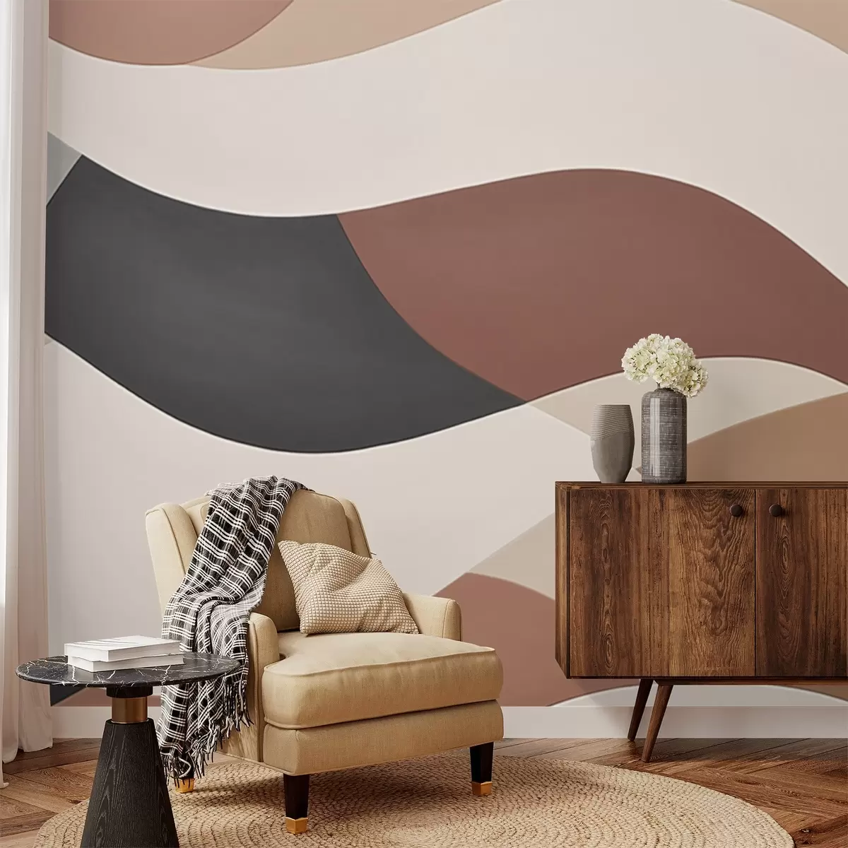 Papier peint Abstraction w04275