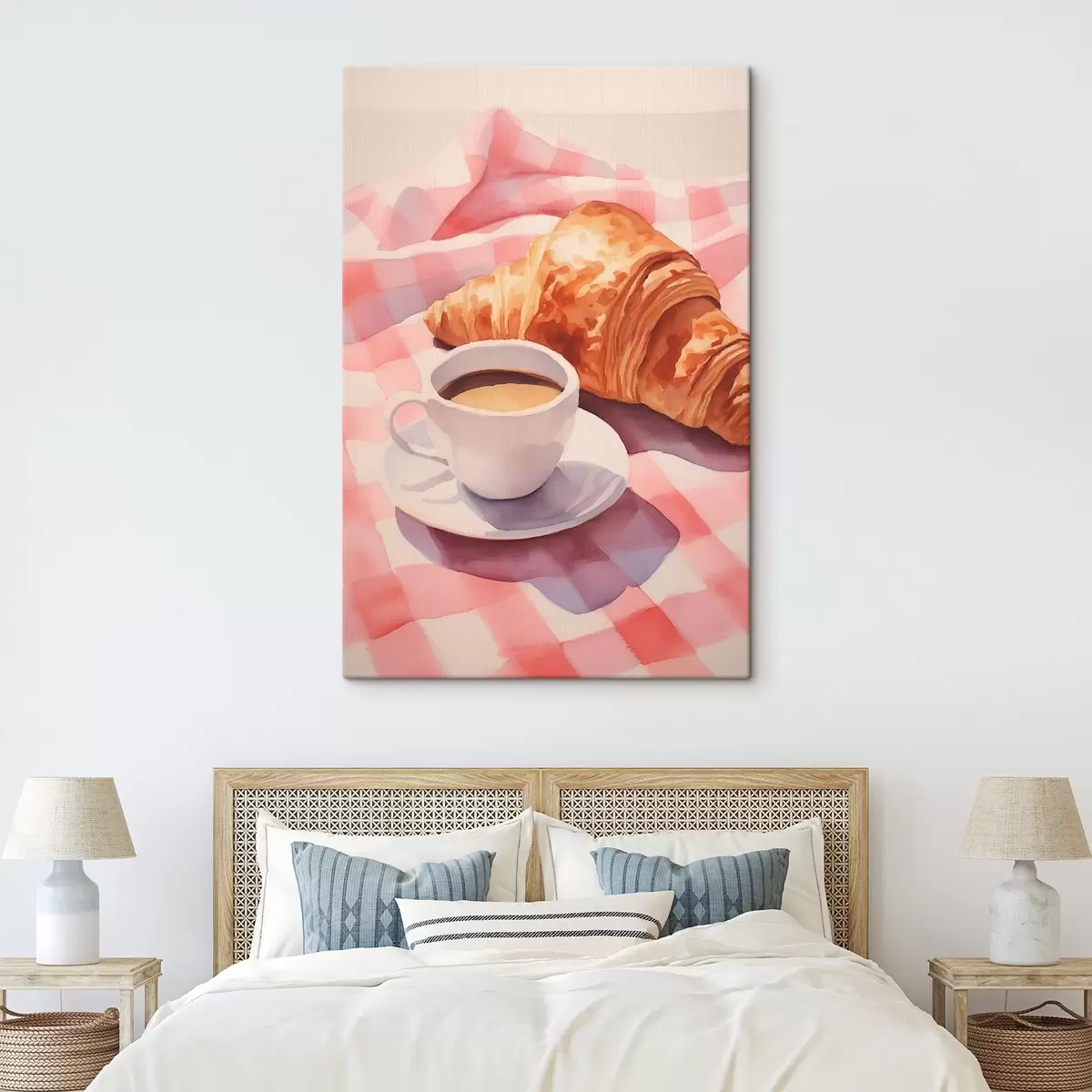 Tableau Café avec croissant s45143