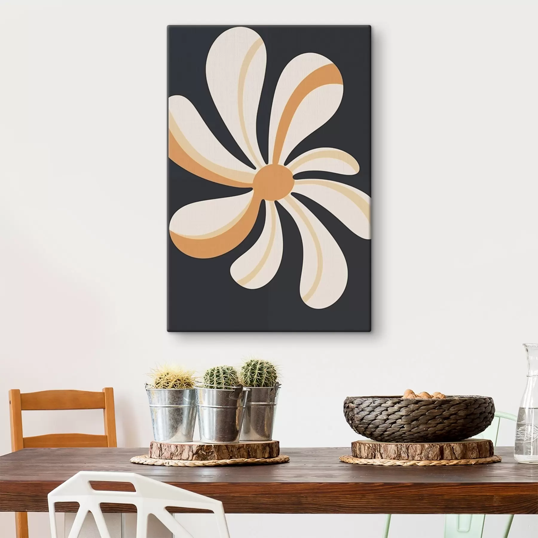 Tableau Fleur stylisée s45151