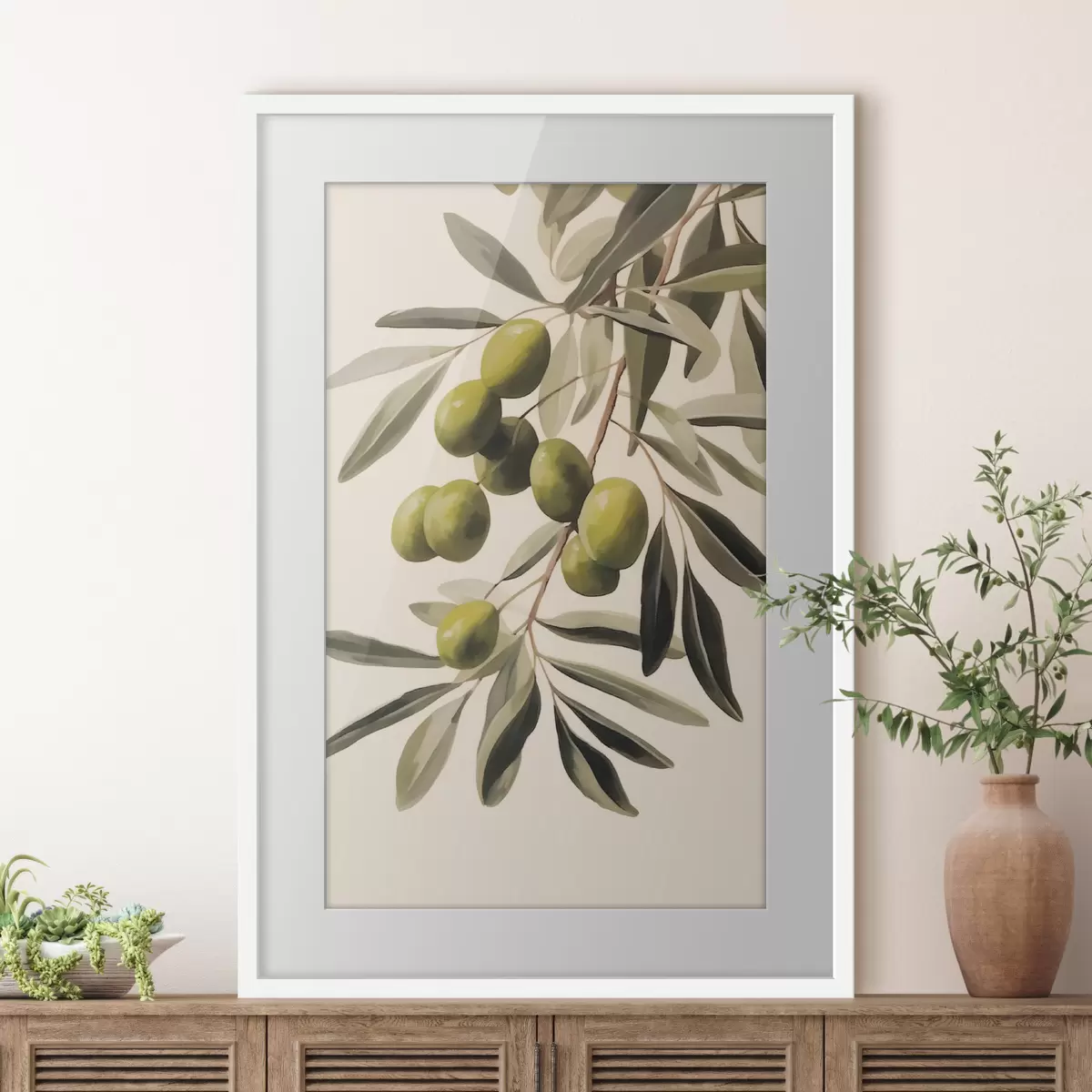 Poster Branche d'olives f45138