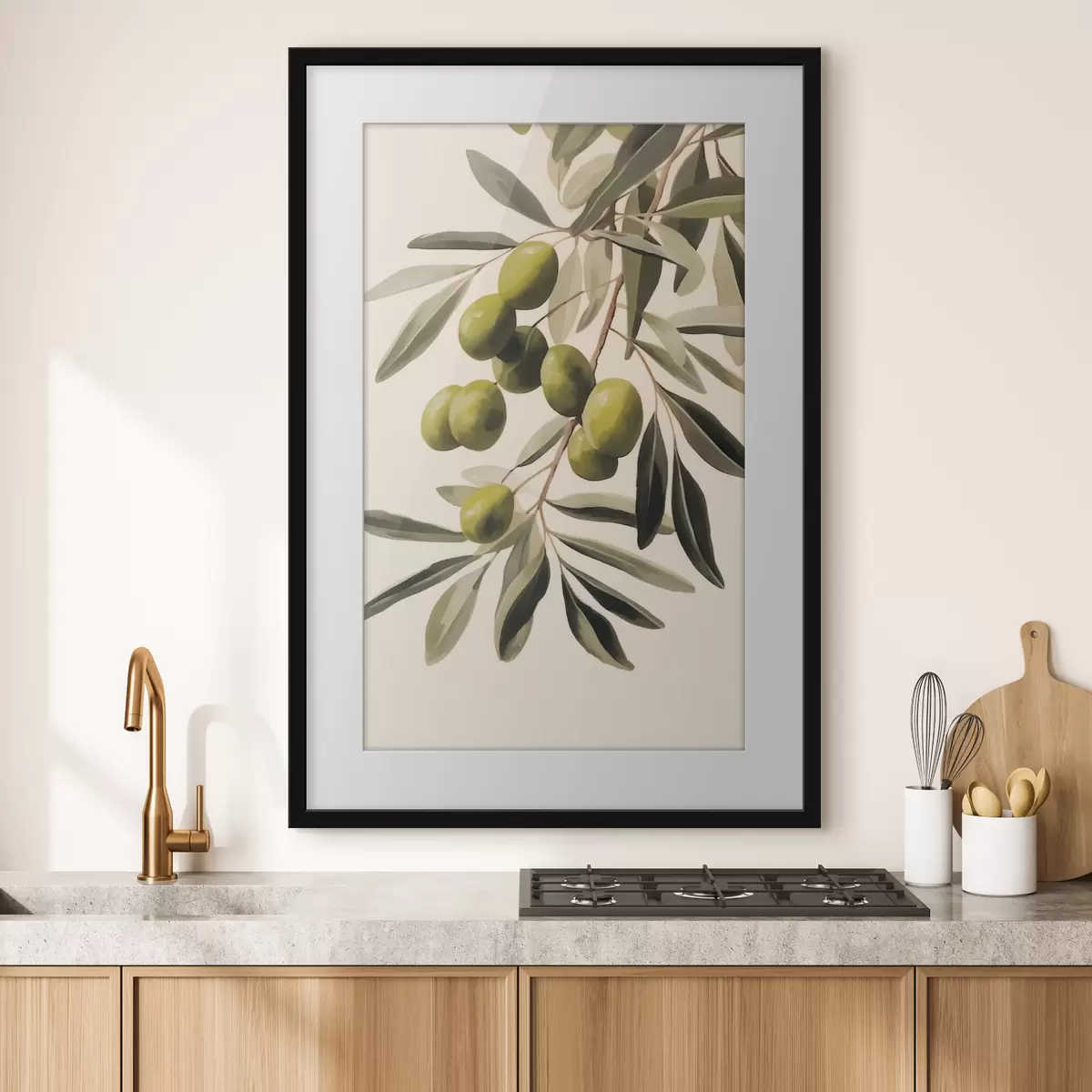 Poster Branche d'olives f45138