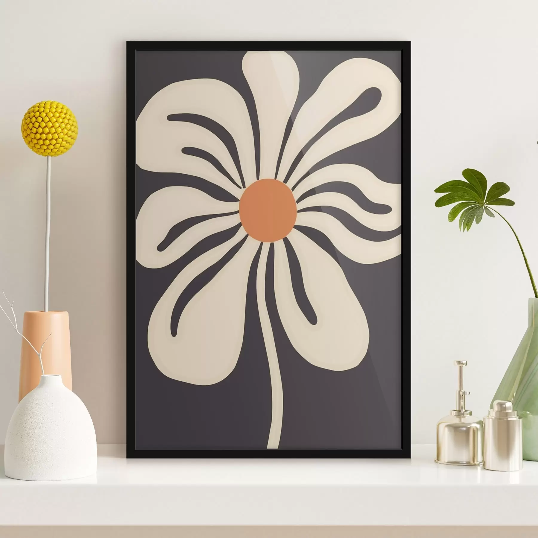 Papier peint Fleur stylisée f45150