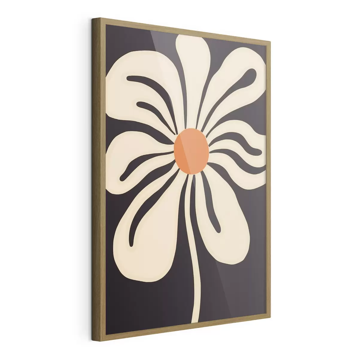 Poster Fleur stylisée f45150