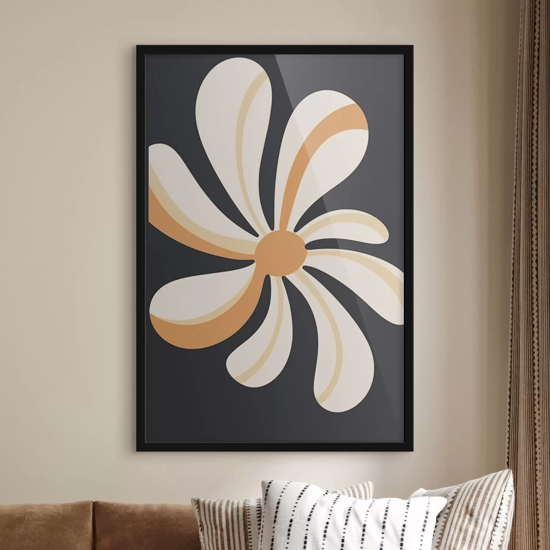 Papier peint Fleur stylisée f45151