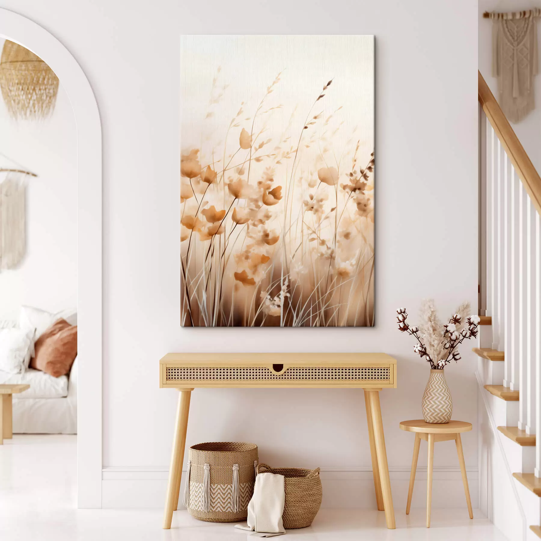 Tableau Fleurs sauvages abstraites s45063