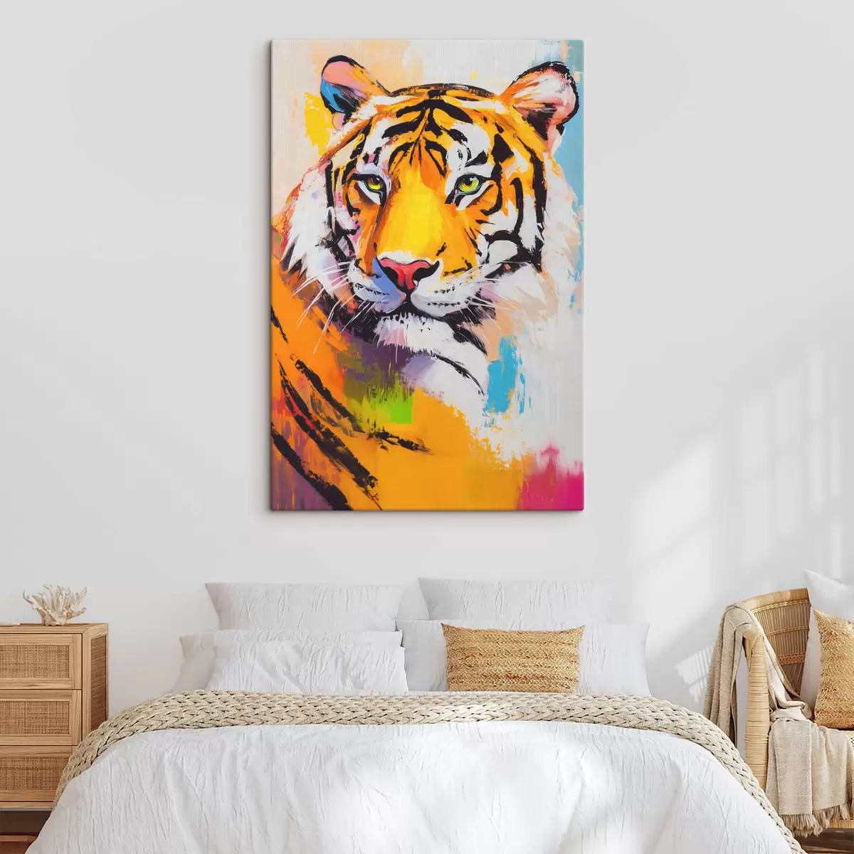 Tableau Portrait d'un tigre s45069