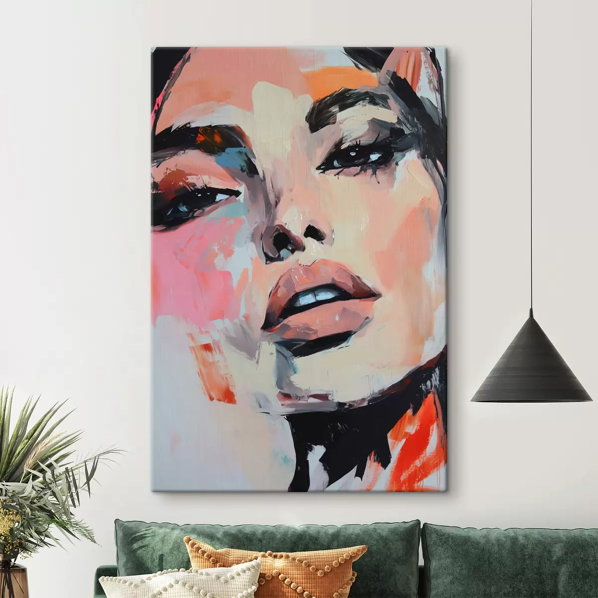 Tableau Portrait d'une femme s45136