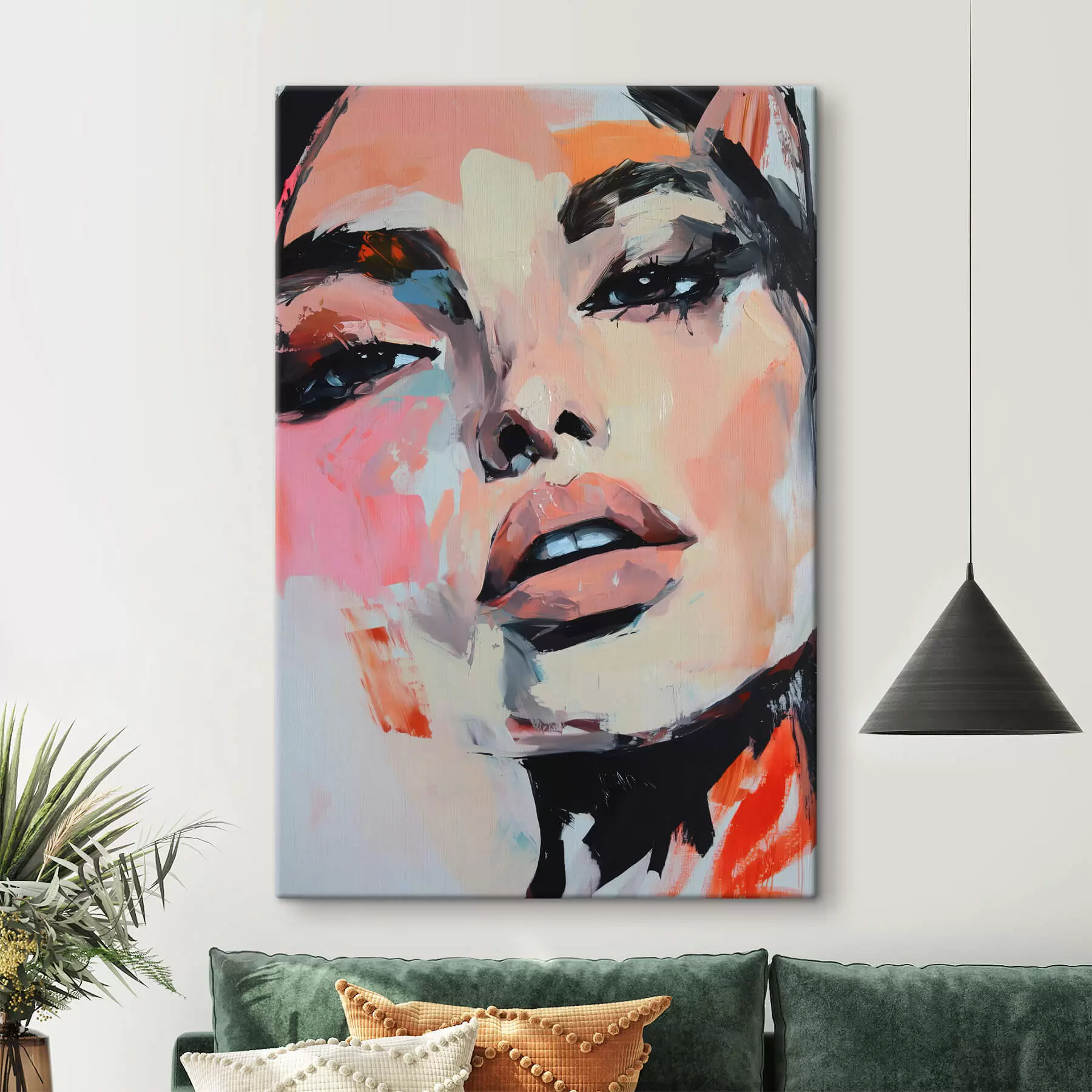 Tableau Portrait d'une femme s45136