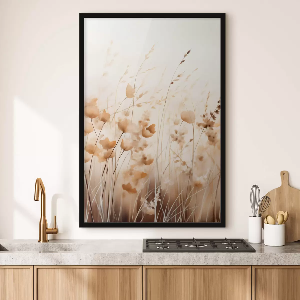 Poster Fleurs sauvages abstraites f45063