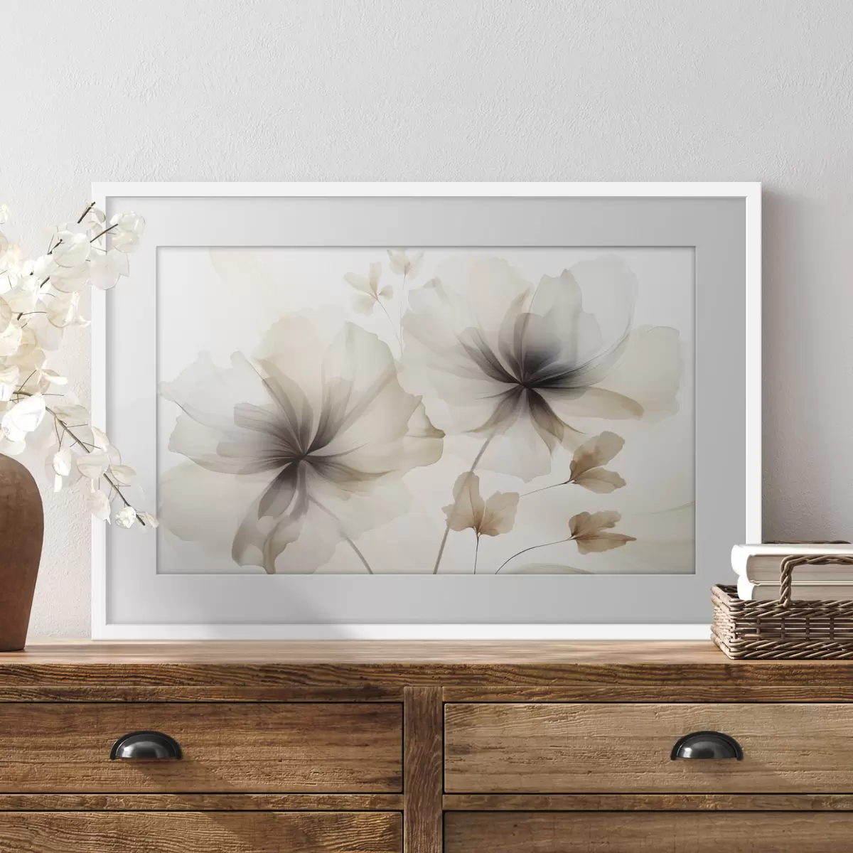 Poster Fleurs dans un souffle f45065