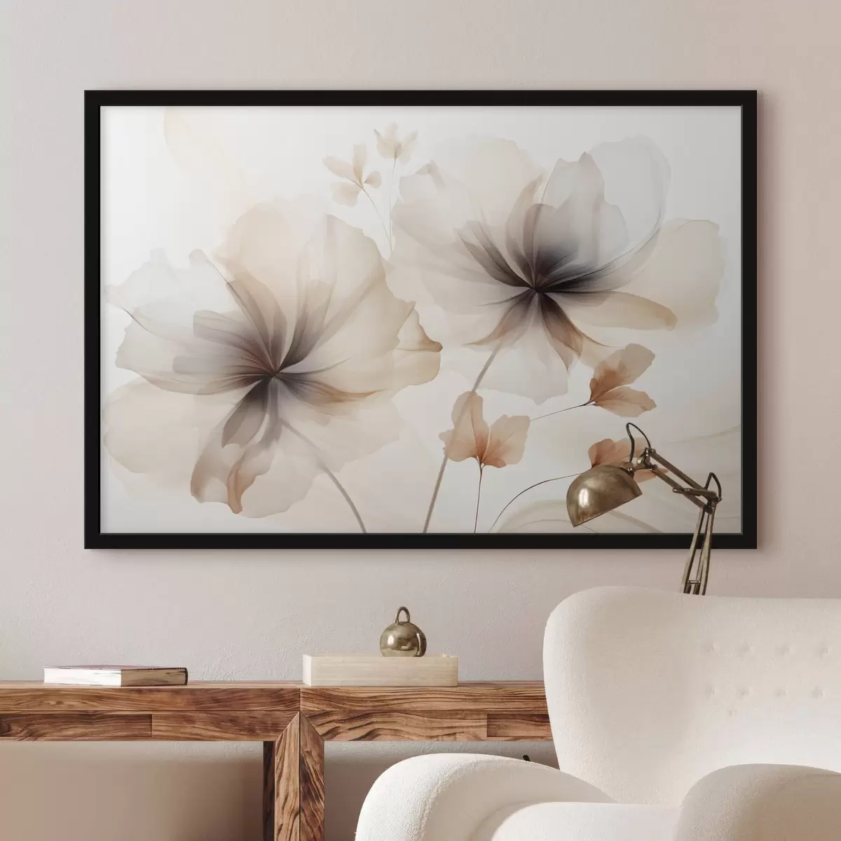 Poster Fleurs abstraites f45065