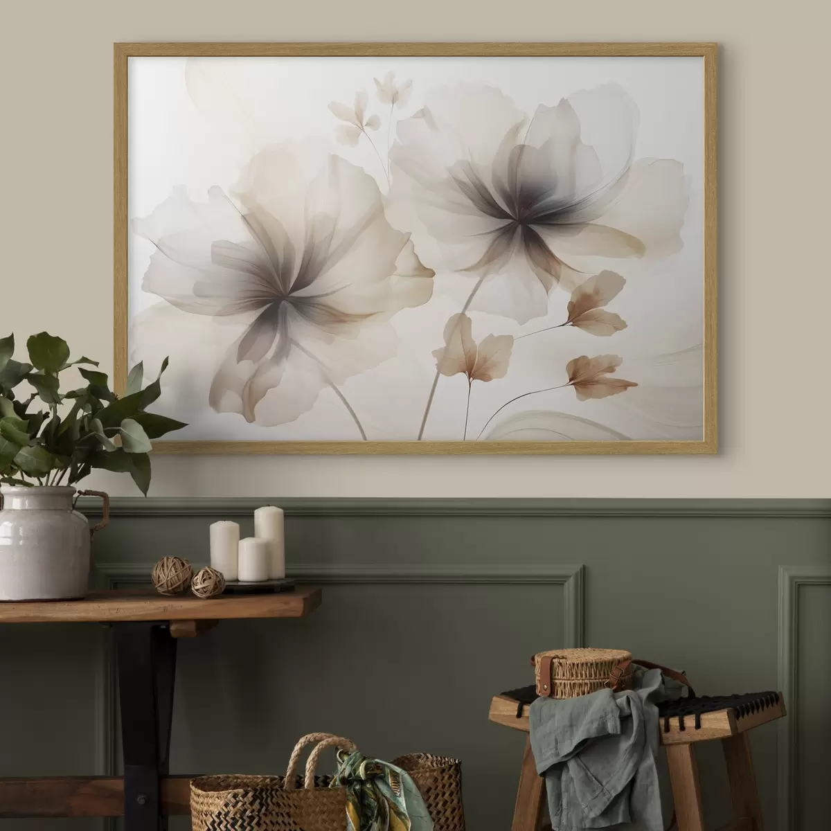 Poster Fleurs dans un souffle f45065