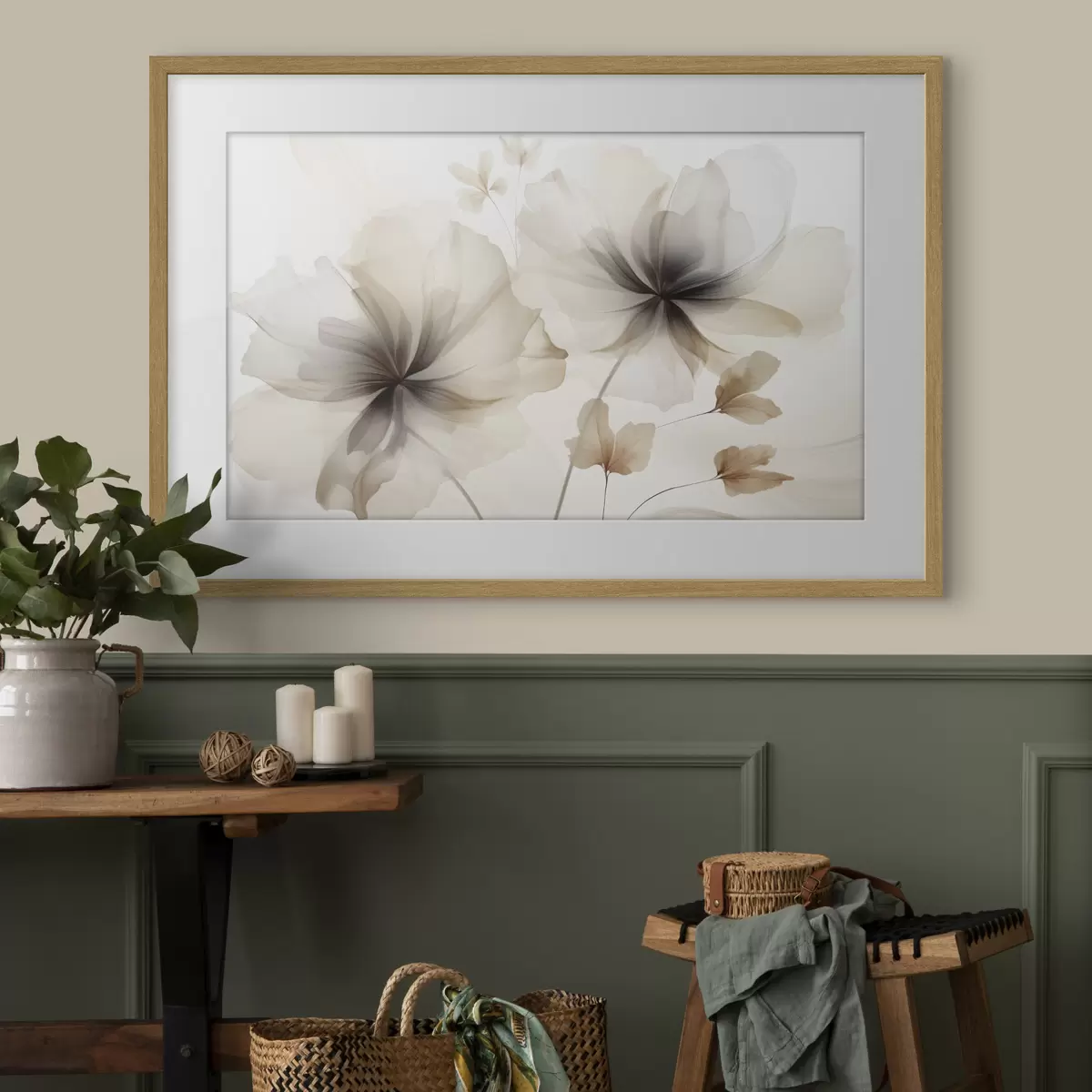 Poster Fleurs dans un souffle f45065