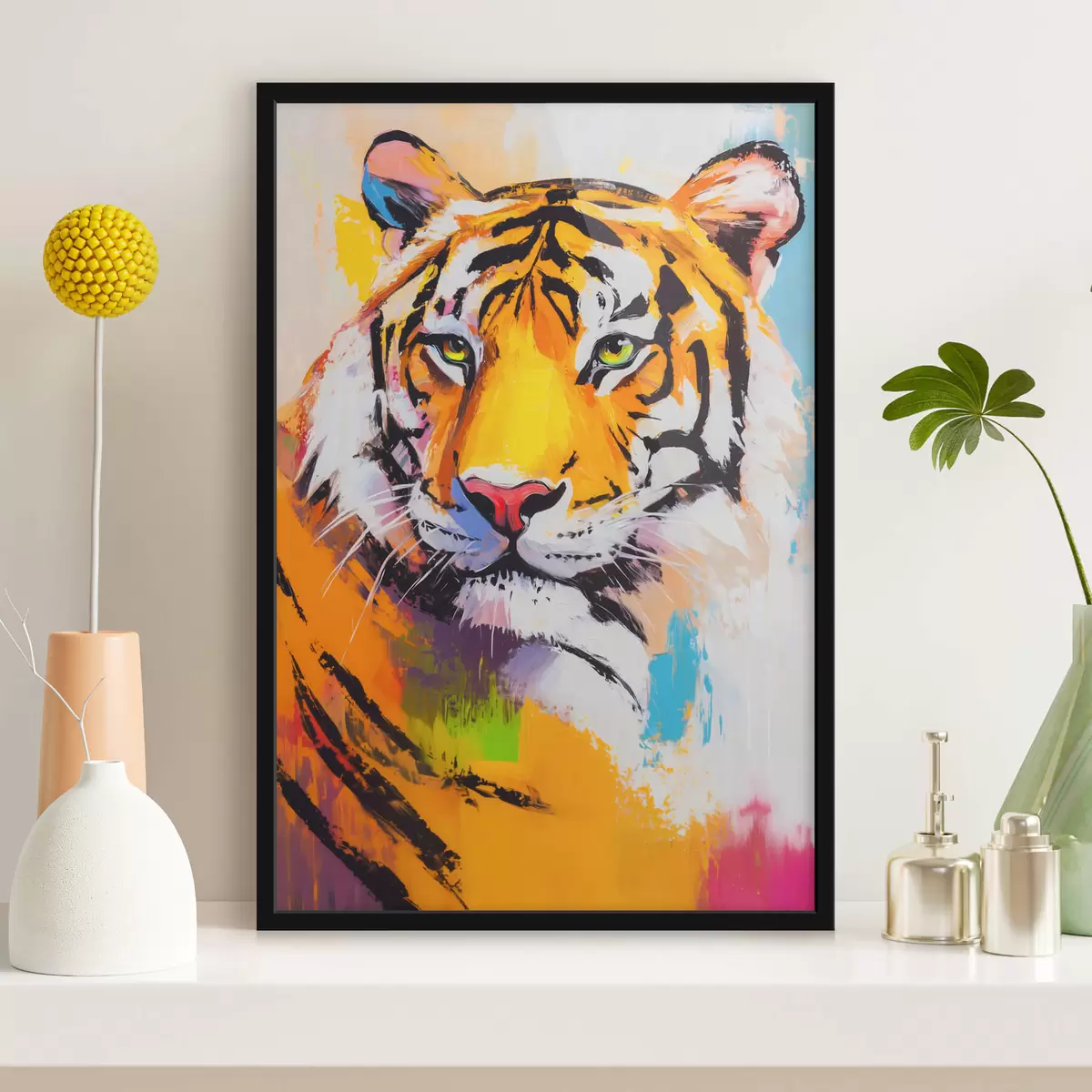 Poster Portrait d'un tigre f45069