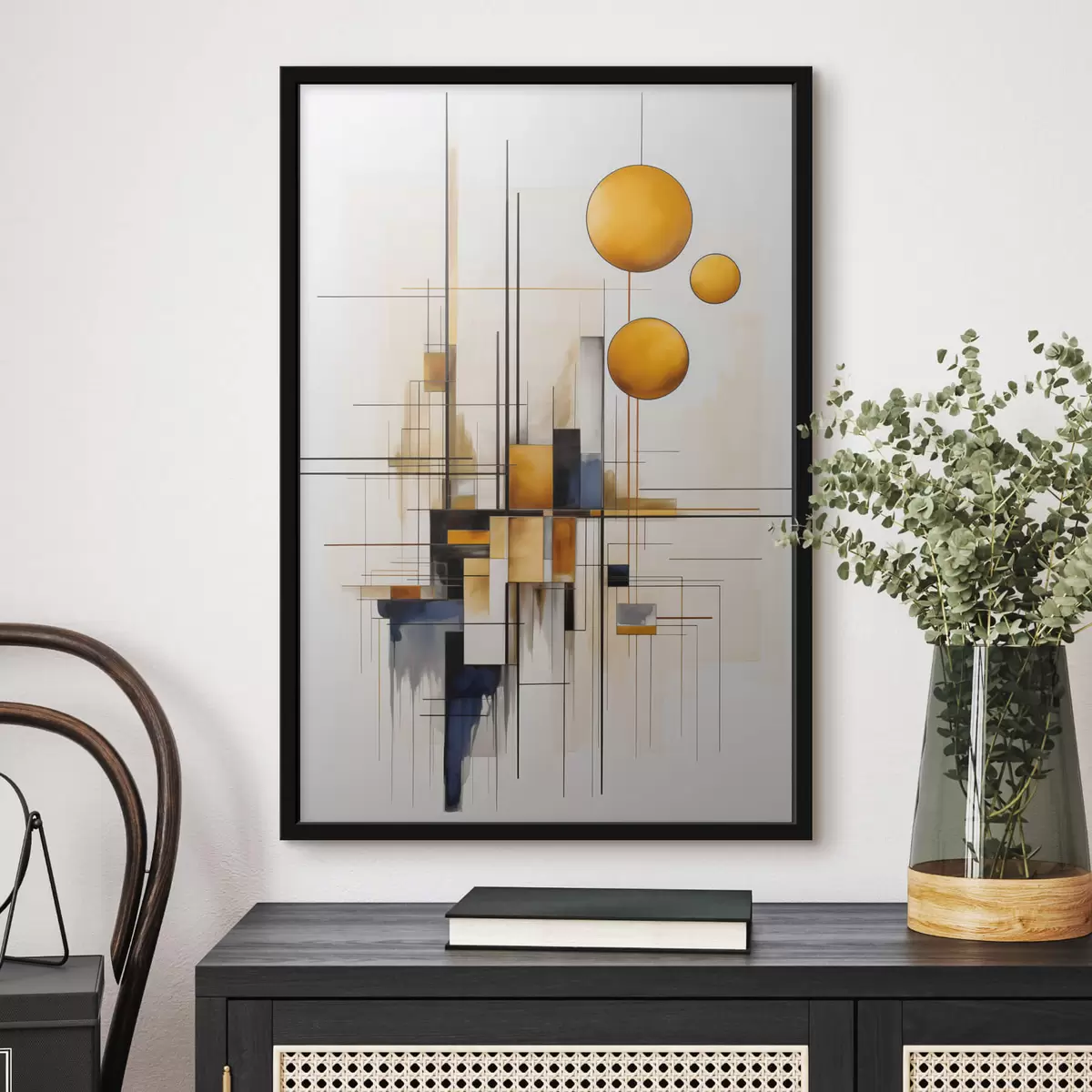 Poster Abstraction géométrique f45159