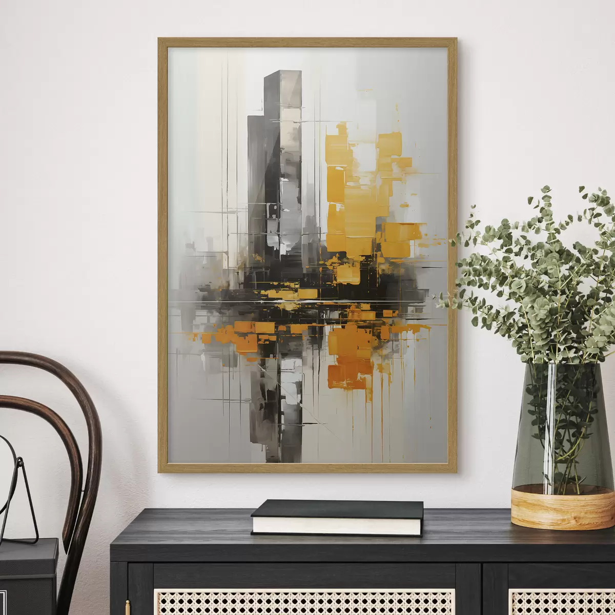Poster Abstraction avec les gratte-ciel f45162