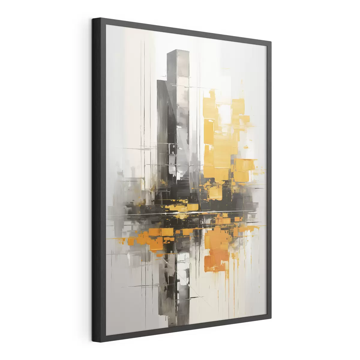 Poster Abstraction avec les gratte-ciel f45162