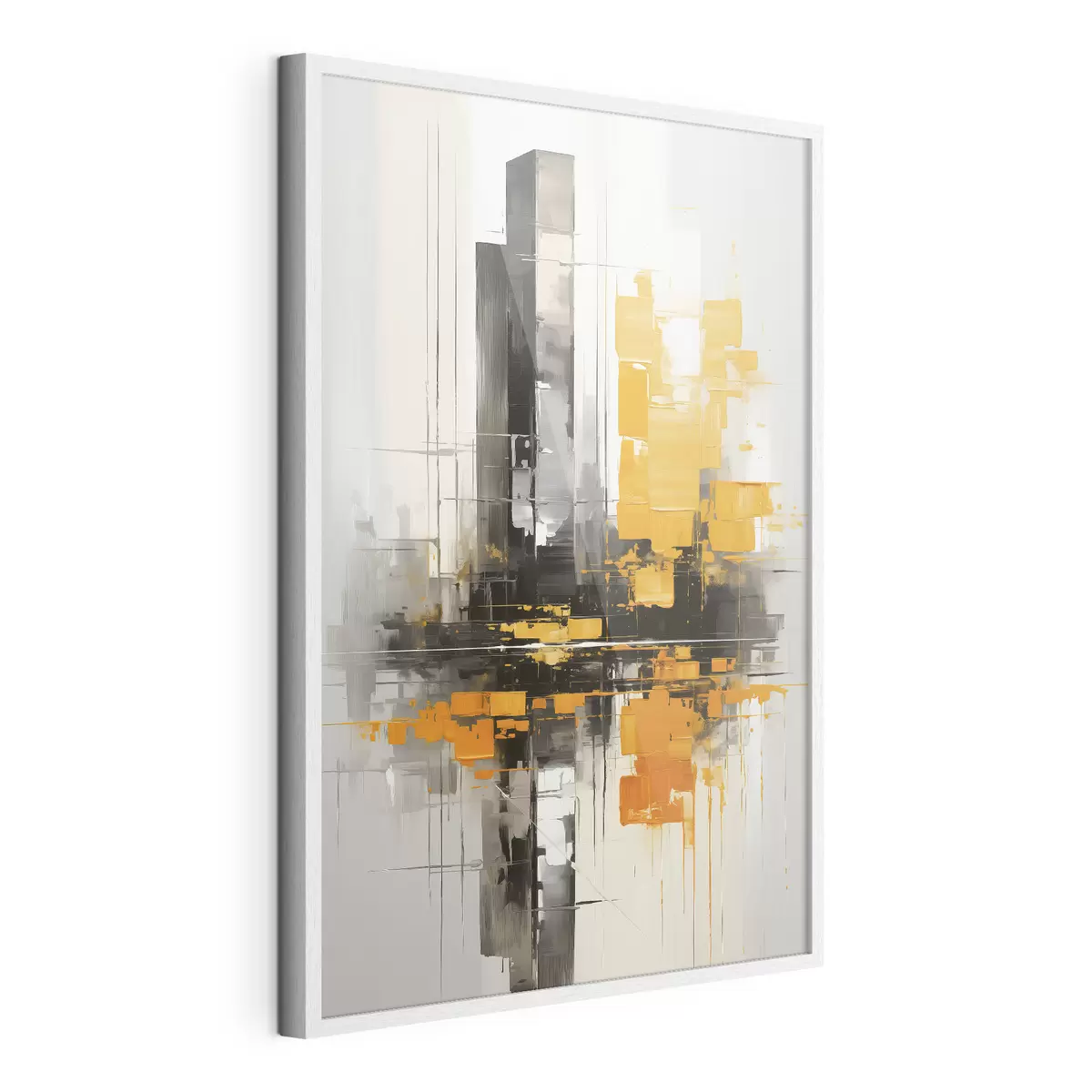 Poster Abstraction avec les gratte-ciel f45162