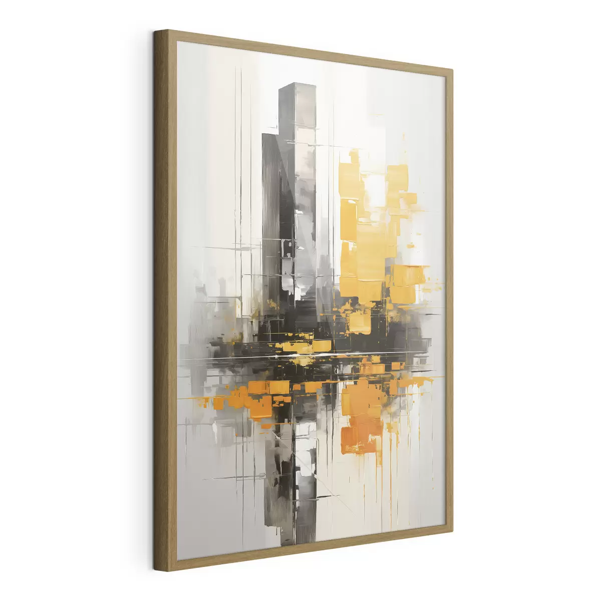 Poster Abstraction avec les gratte-ciel f45162