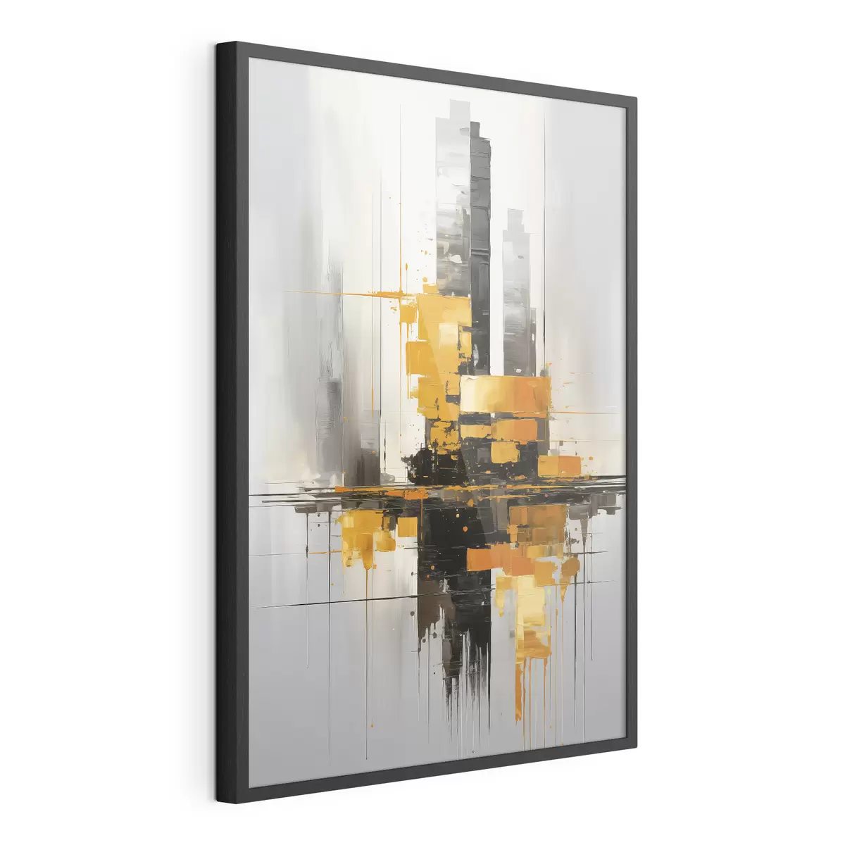 Poster Abstraction avec les gratte-ciel f45163