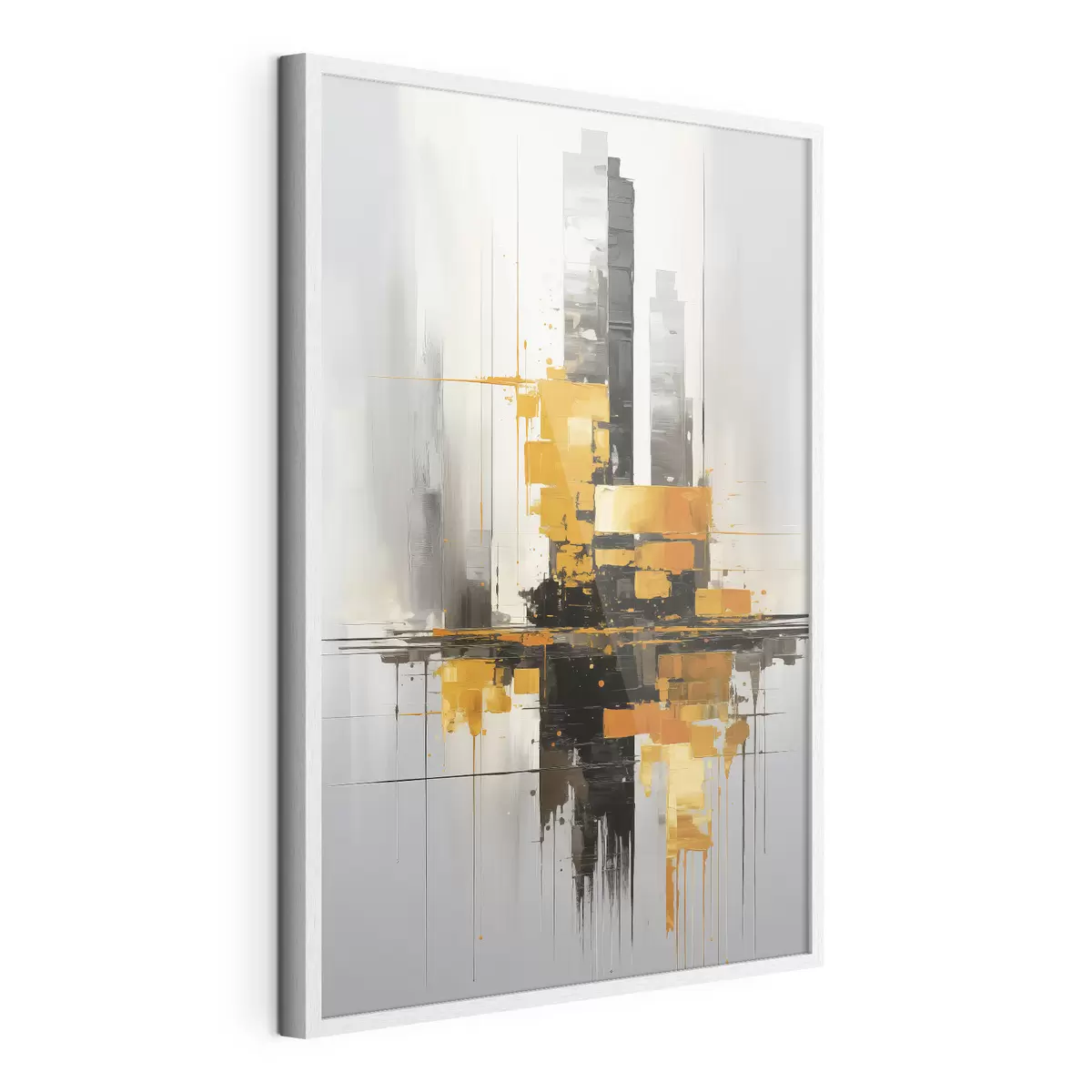 Poster Abstraction avec les gratte-ciel f45163