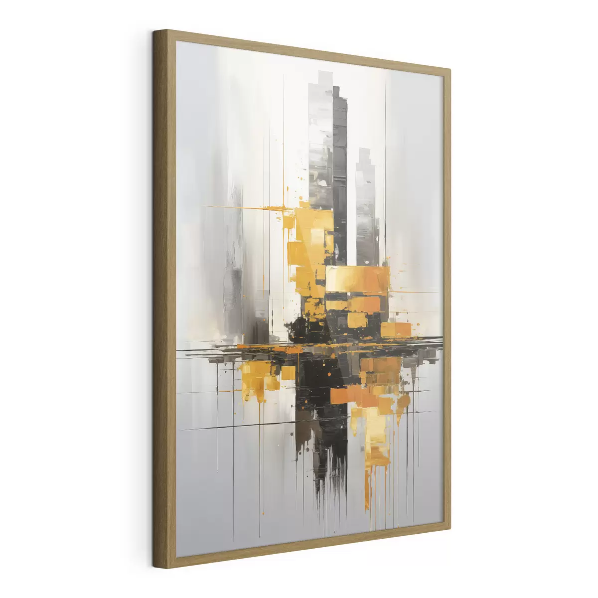 Poster Abstraction avec les gratte-ciel f45163