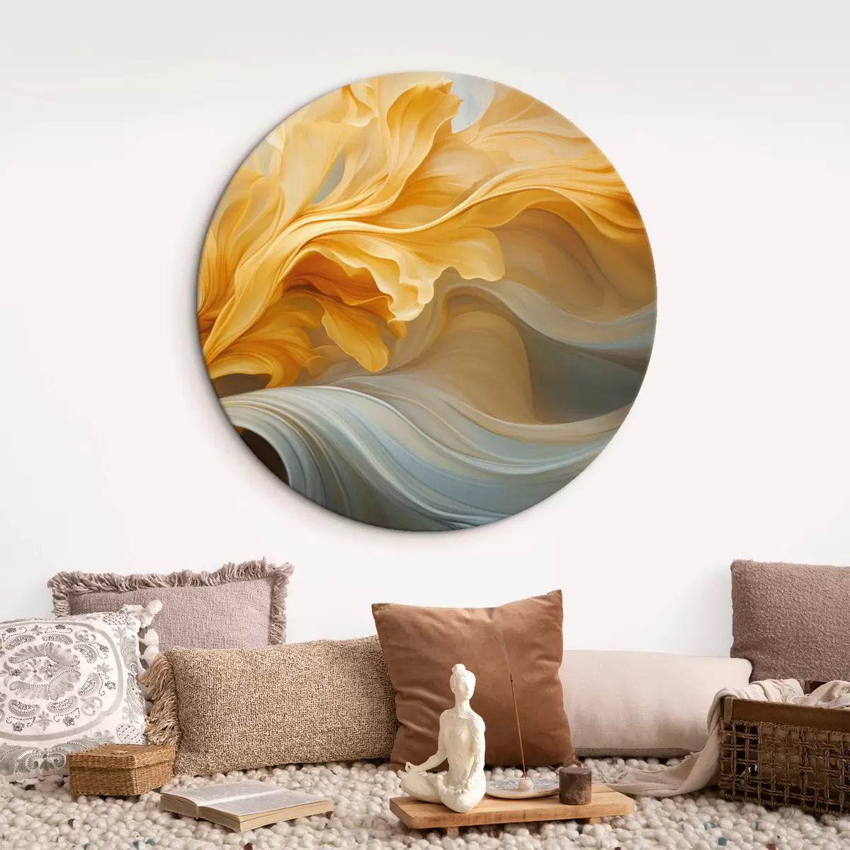 Tableaux rondes Abstraction r44415