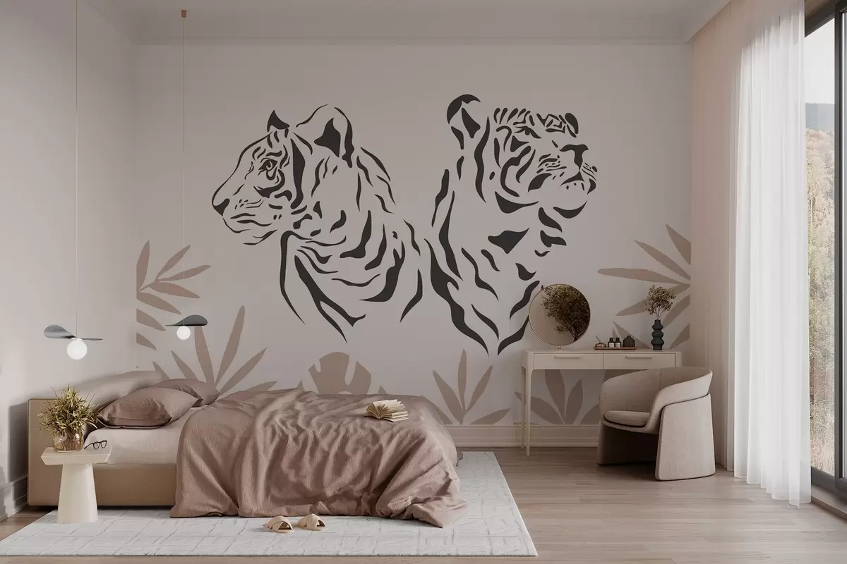 Papier peint Tigers w04294