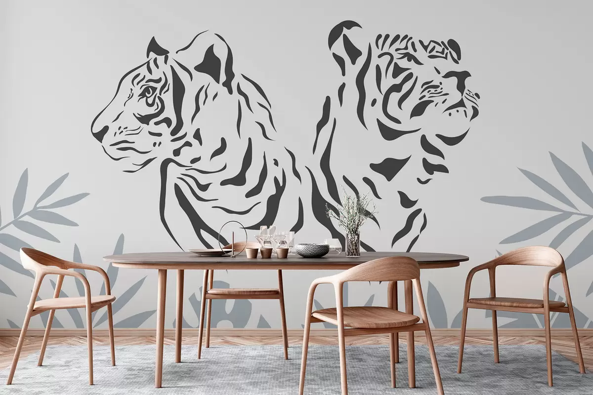 Papier peint Tigers w04294v1
