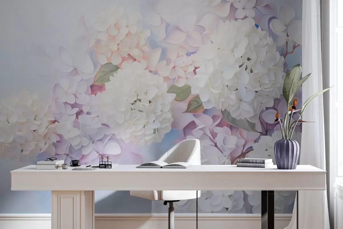 Papier peint Fleurs de lilas w04300