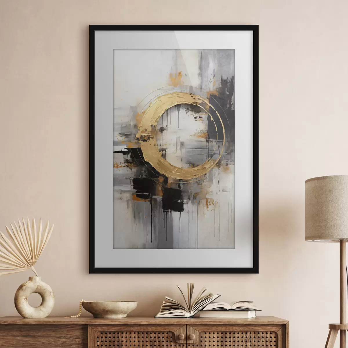Poster Cercles et douceur f45186