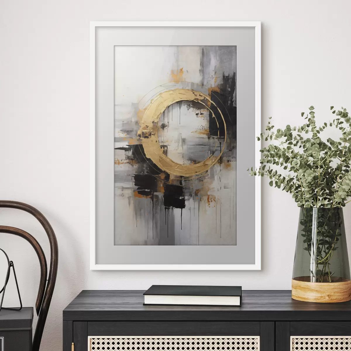 Poster Cercles et douceur f45186
