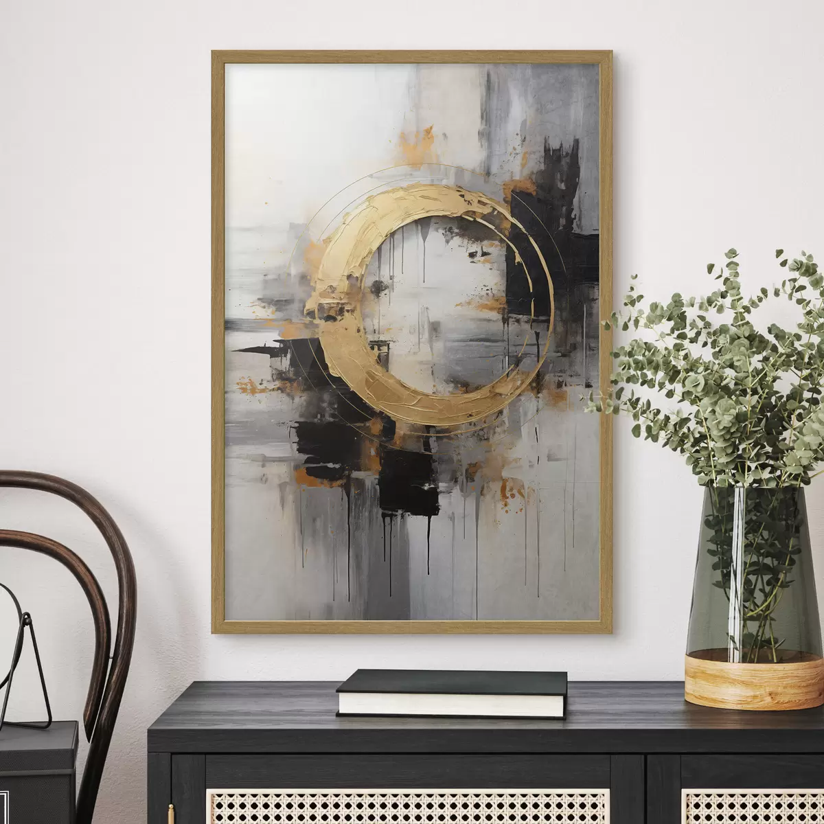 Poster Cercles et douceur f45186