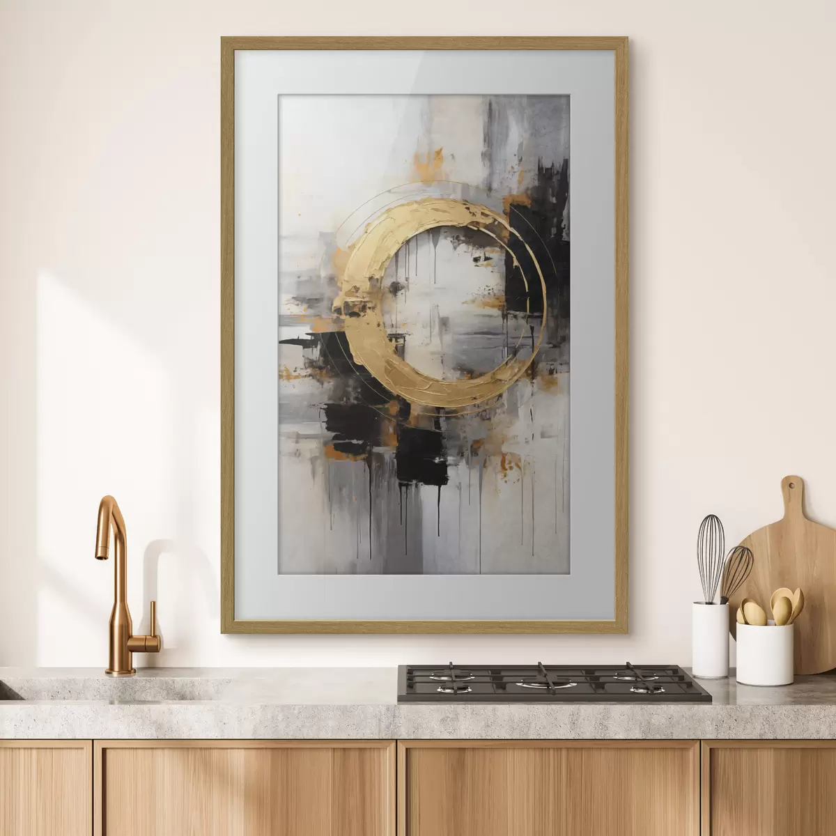 Poster Cercles et douceur f45186