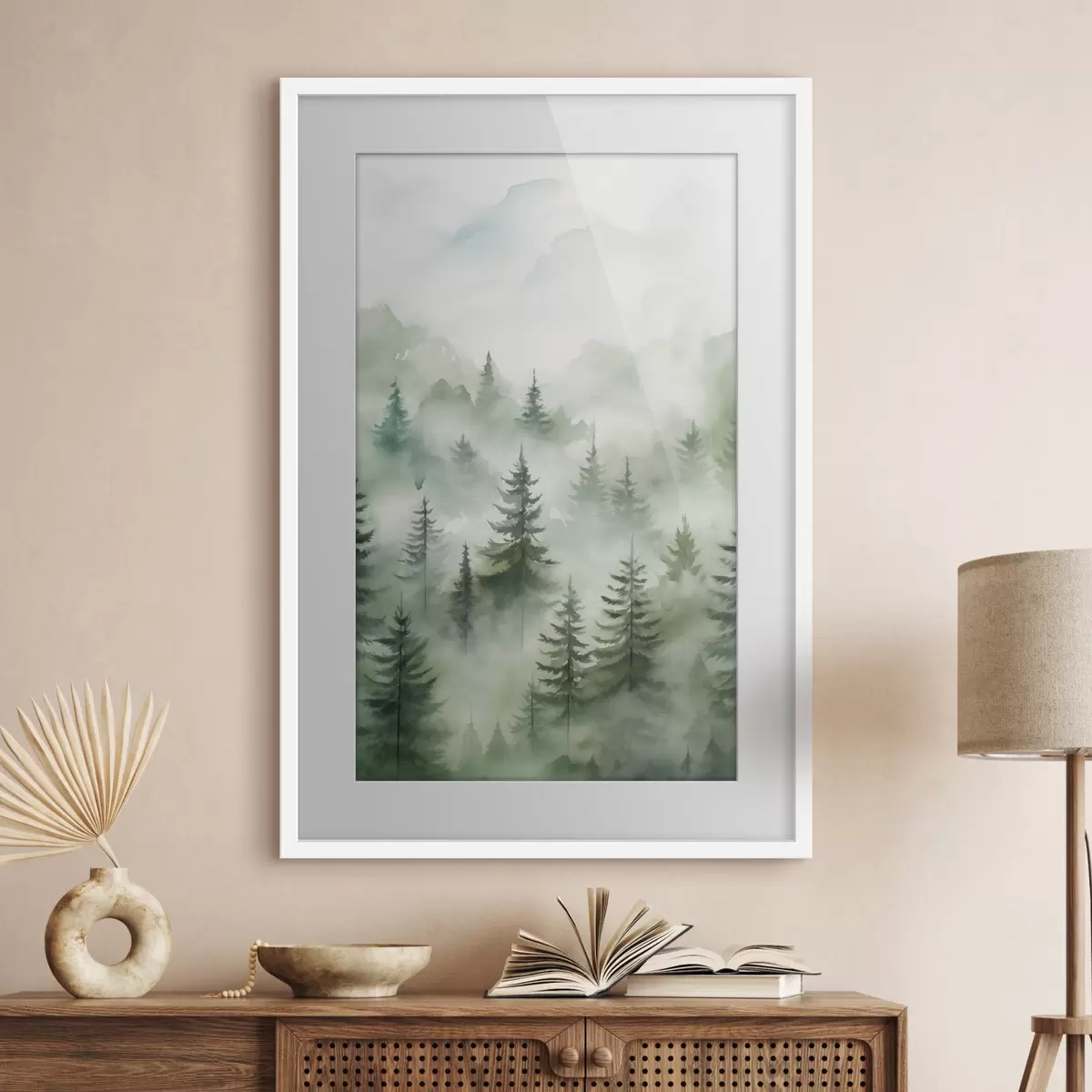 Poster Forêt et contraste f45207