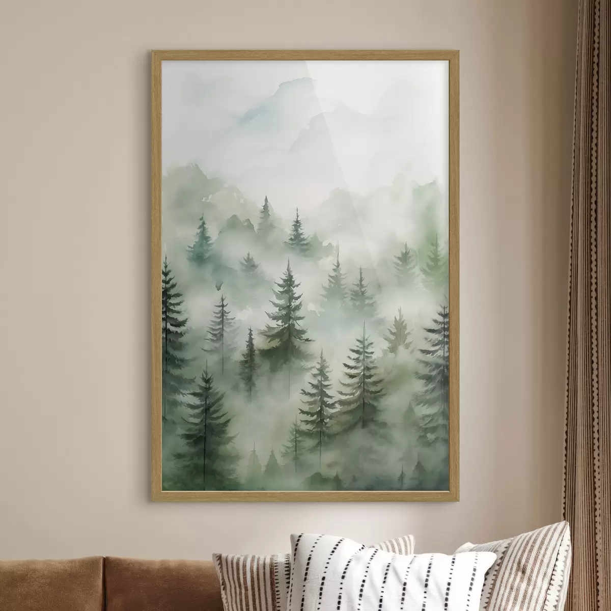 Poster Forêt et contraste f45207