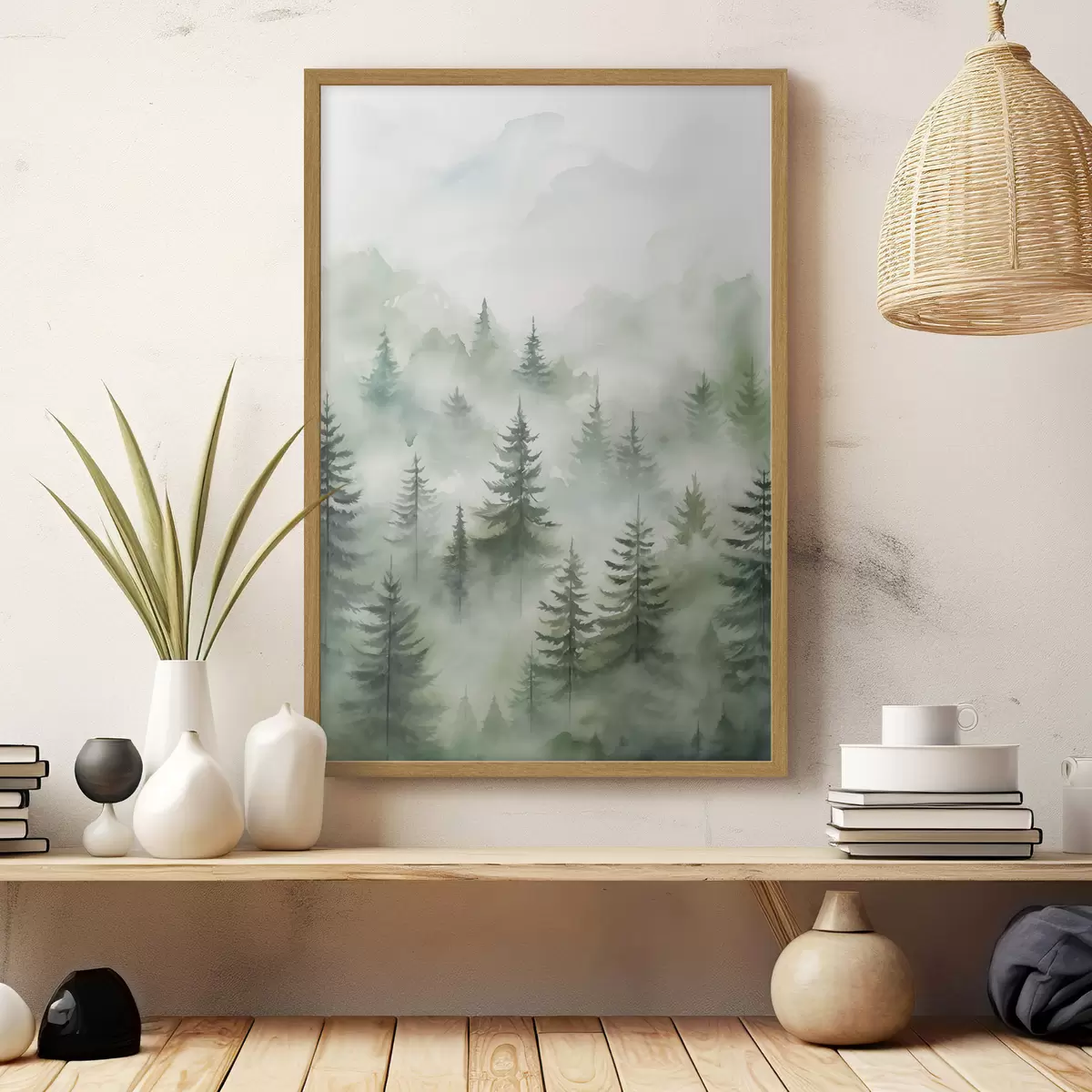Poster Forêt et contraste f45207