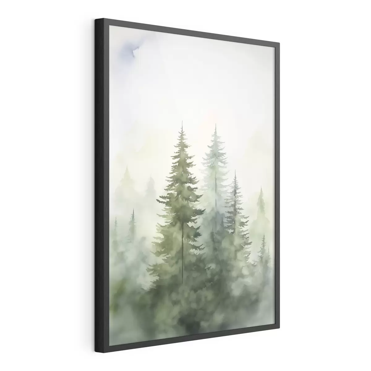 Poster Sapins dans le brouillard f45208