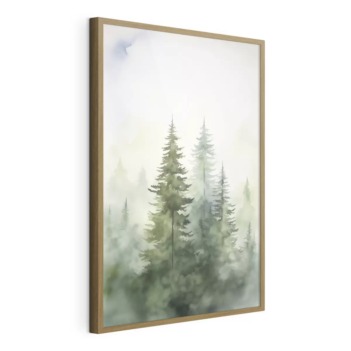 Poster Sapins dans le brouillard f45208