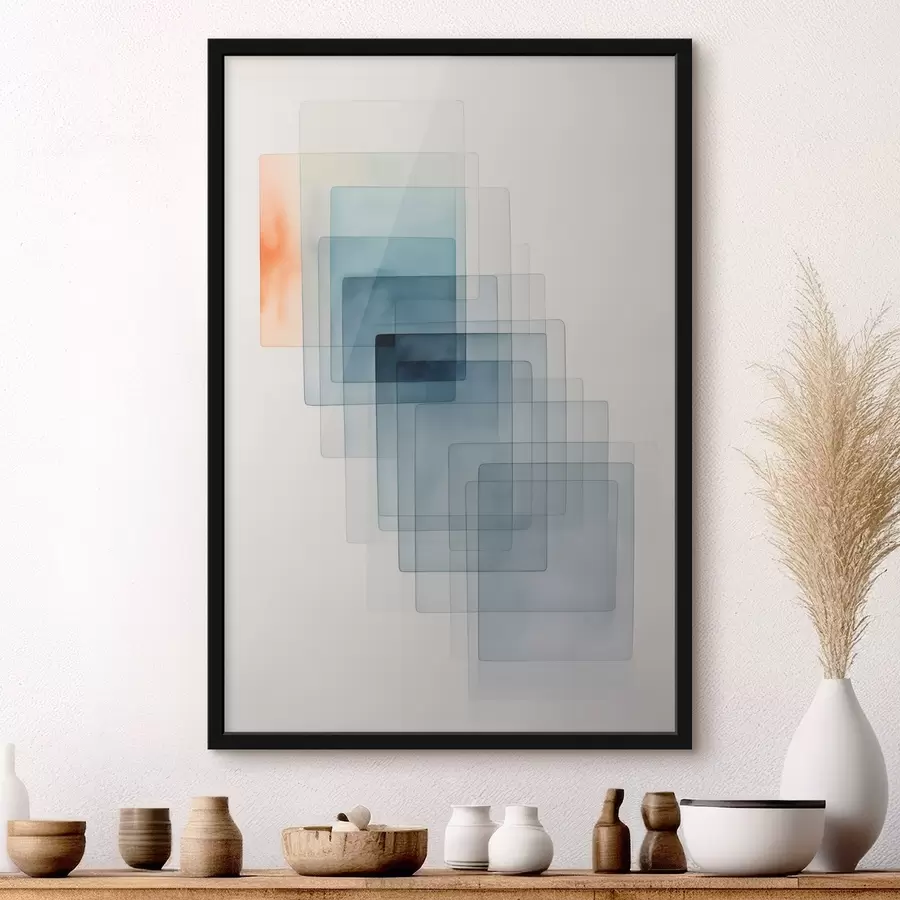 Papier peint Abstraction géométrique minimaliste f45213