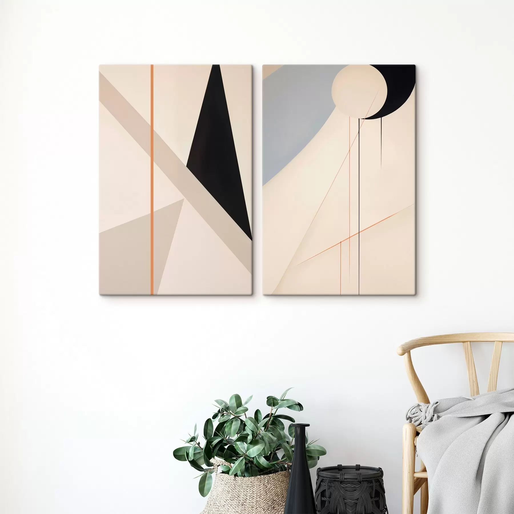 Tableau Abstraction géométrique m00536