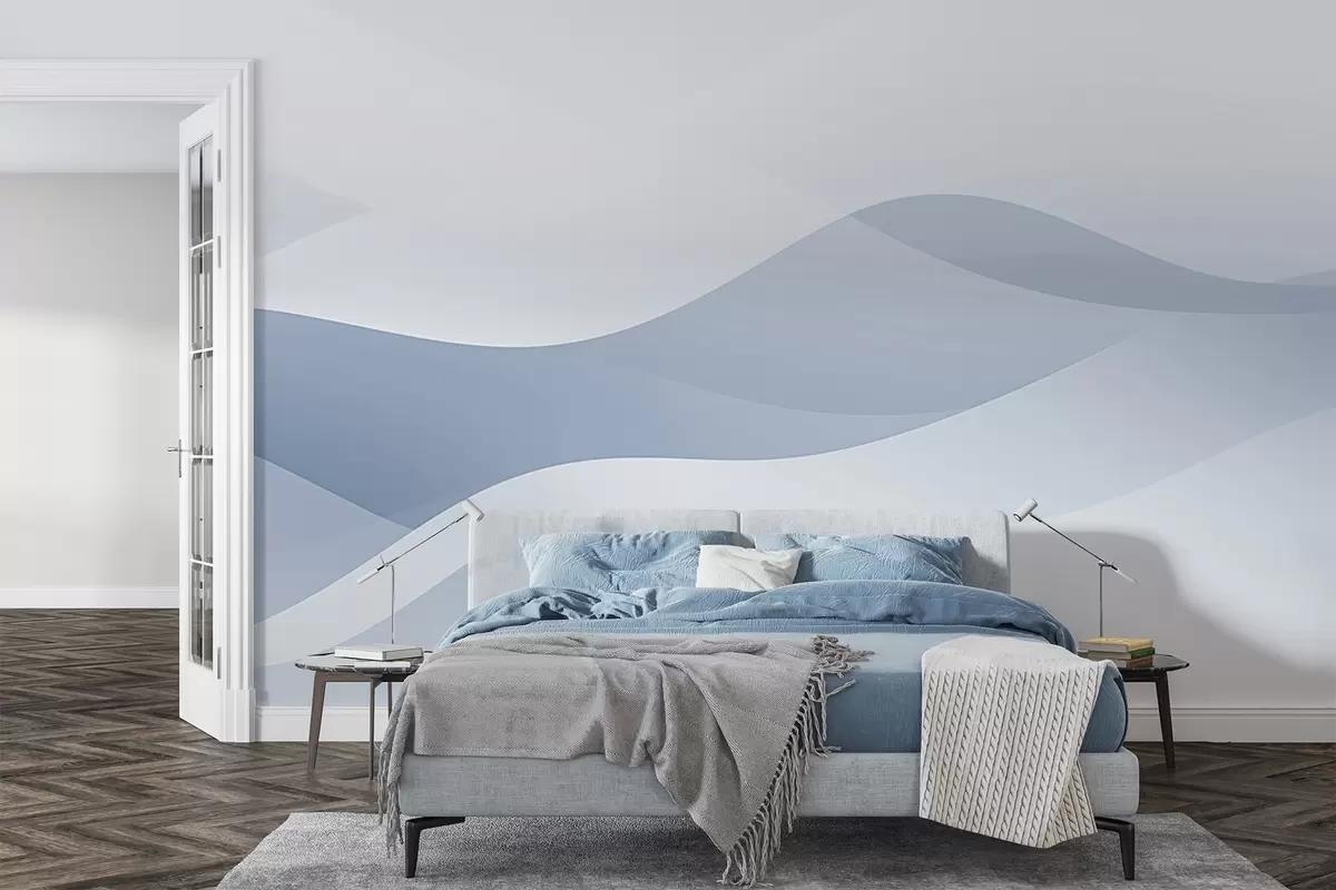 Papier peint Vagues abstraites w04288